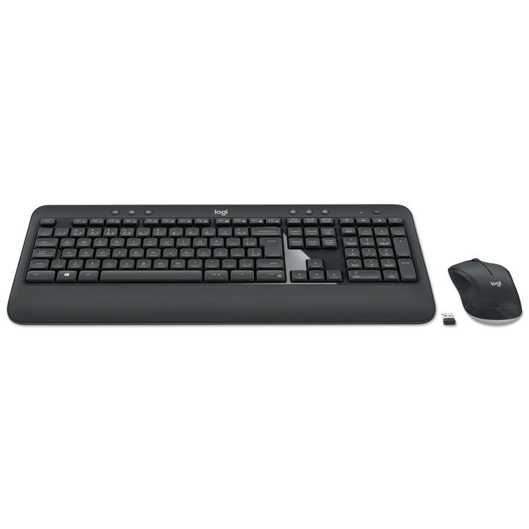Logitech MK540 Wireless Combo, 2.4 GHz Frequency/30 ft Wireless Range, Black (LOG920008671)