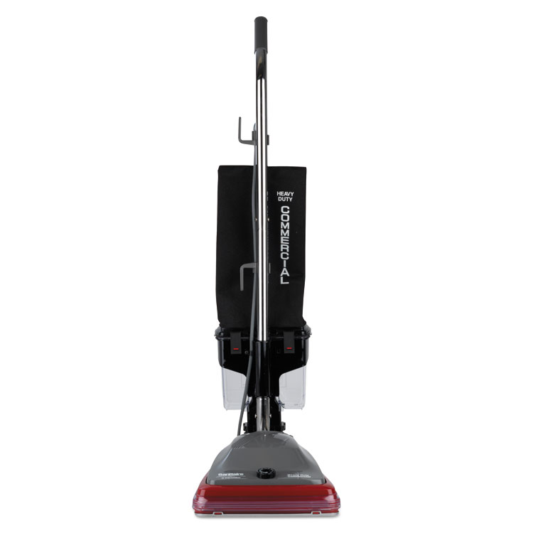 Sanitaire TRADITION Upright Vacuum SC689A, 12" Cleaning Path, Gray/Red/Black (EURSC689B)