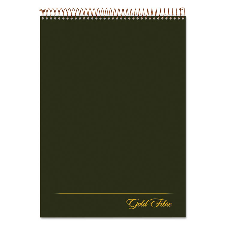 Ampad Gold Fibre Wirebound Project Notes Pad, Project-Management Format, Green Cover, 70 White 8.5 x 11.75 Sheets (TOP20811)
