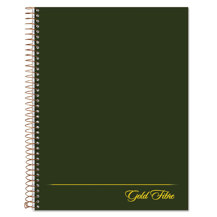 Ampad Gold Fibre Wirebound Project Notes Book, Project-Management Format, Green Cover, (84) 9.5 x 7.25 Sheets (TOP20816)