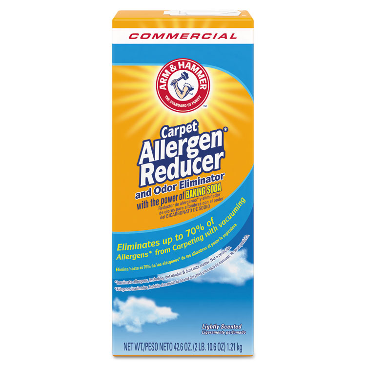 Arm & Hammer Carpet and Room Allergen Reducer and Odor Eliminator, 42.6 oz Box, 9/Carton (CDC3320084113CT)