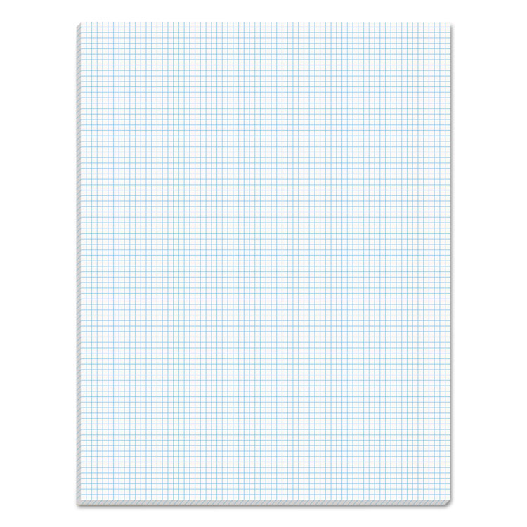TOPS Quadrille Pads, Quadrille Rule (8 sq/in), 50 White 8.5 x 11 Sheets (TOP33081)