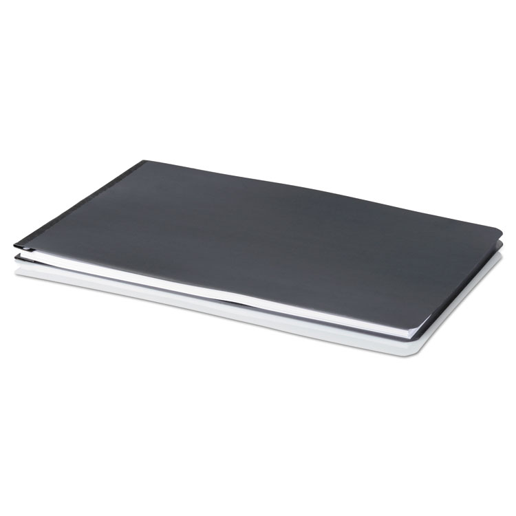 ACCO Pressboard Report Cover with Tyvek Reinforced Hinge, Two-Piece Prong Fastener, 2" Capacity, 8.5 x 14, Black/Black (ACC19921)