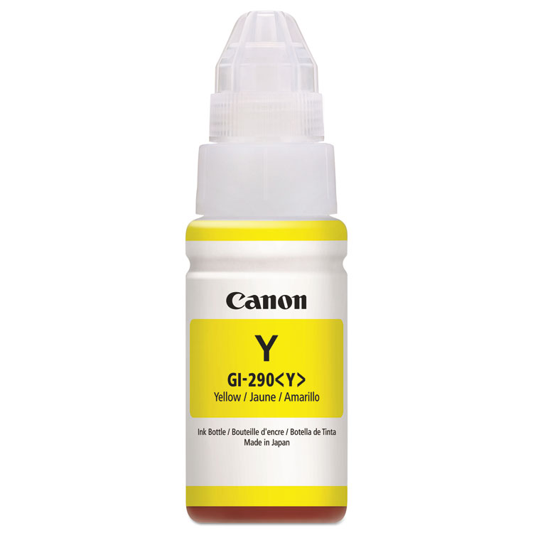 Canon 1598C001 (GI-290) High-Yield Ink, 7,000 Page-Yield, Yellow (CNM1598C001)