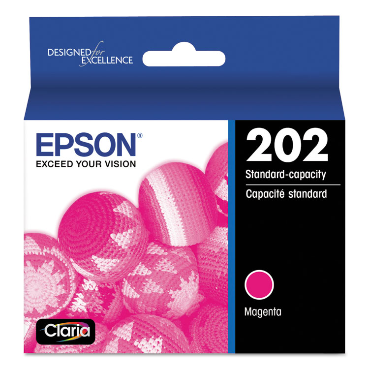 Epson T202320-S (202) Claria Ink, 165 Page-Yield, Magenta (EPST202320S)