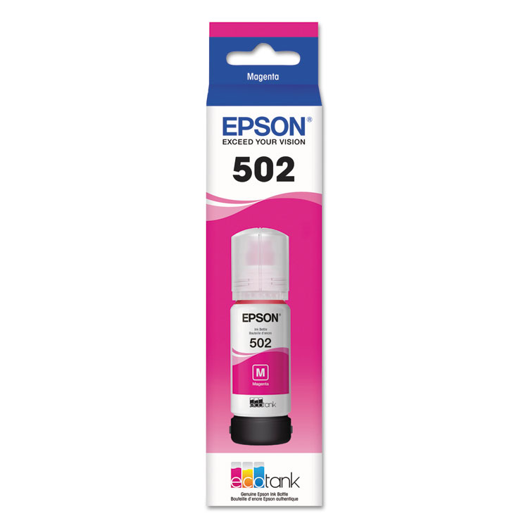 Epson T502320-S (502) Ink, 6,000 Page-Yield, Magenta (EPST502320S)