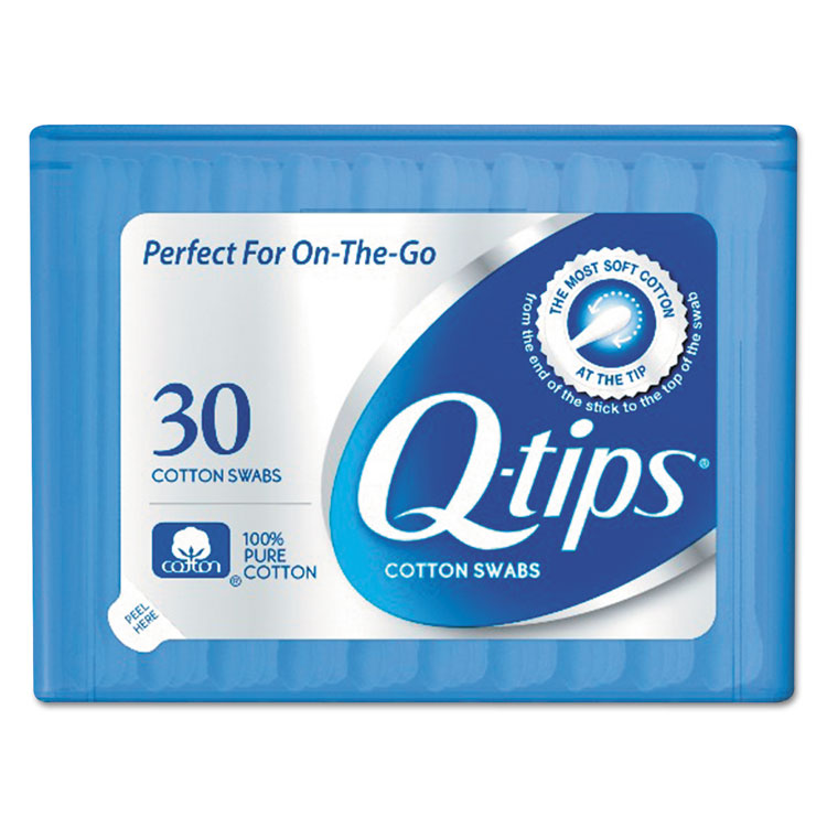 Q-tips Cotton Swabs, 30/Pack, 36 Packs/Carton (EDA22127)