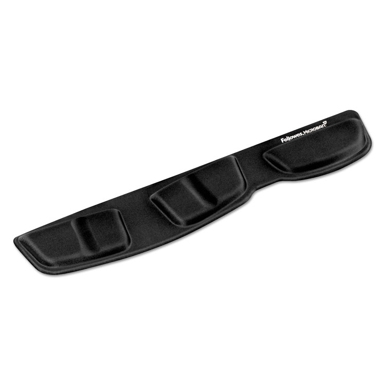 Fellowes Memory Foam Keyboard Palm Support, 13.75 x 3.37, Black (FEL9182801)