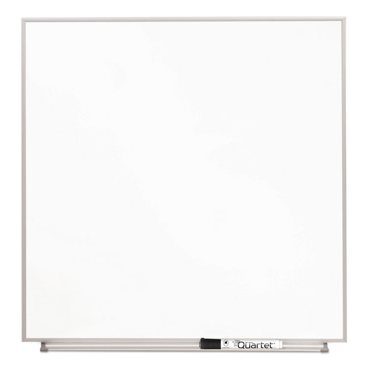 Quartet Matrix Magnetic Boards, 23" x 23", White Surface, Satin Aluminum Frame (QRTM2323)