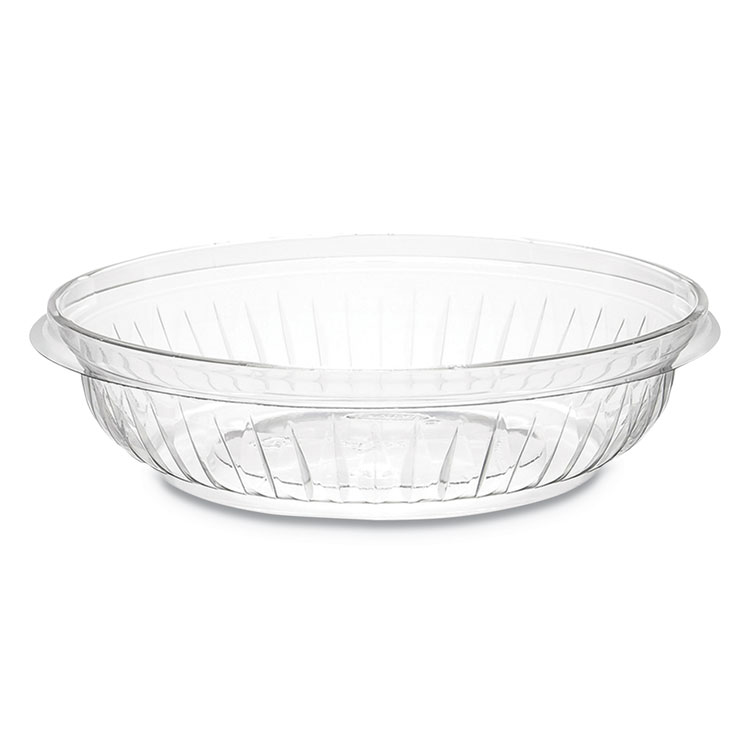 Dart PresentaBowls Clear Bowls, 8 oz, 5.3" Diameter x 1.4" h, Clear, Plastic, 504/Carton (DCCPET8B)