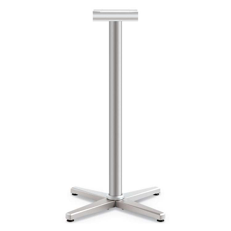 HON Arrange X-Leg Base for 30" to 36" Tops, 25.59w x 25.59d x 40h, Silver (HONCT42MXPR8)