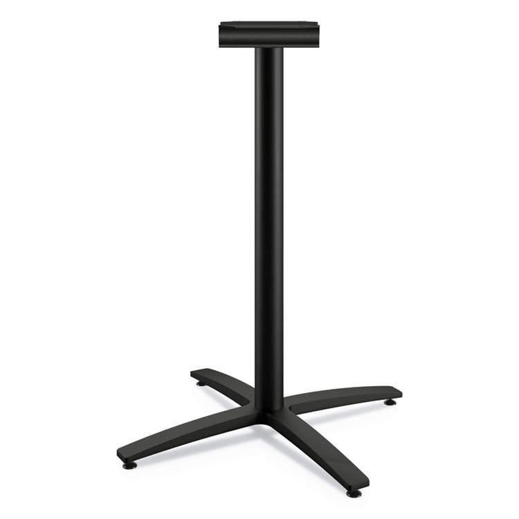 HON Between Standing-Height X-Base for 30" to 36" Table Tops, 26.18w x 41.12h, Black (HONBTX42SCBK)