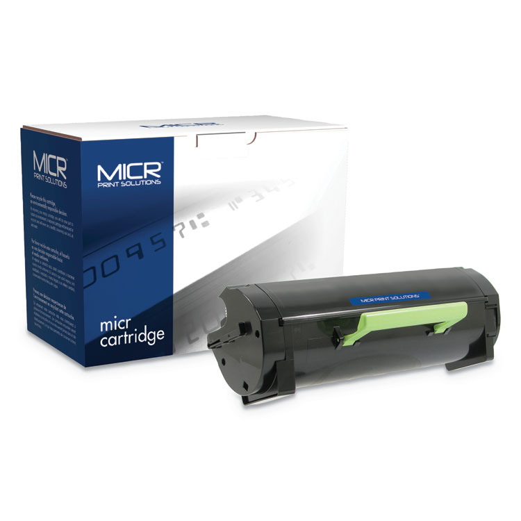 MICR Print Solutions Compatible 50F0HA0/50F1H00 (500HA/501H) High-Yield MICR Toner, 5,000 Page-Yield, Black (MCR310M)