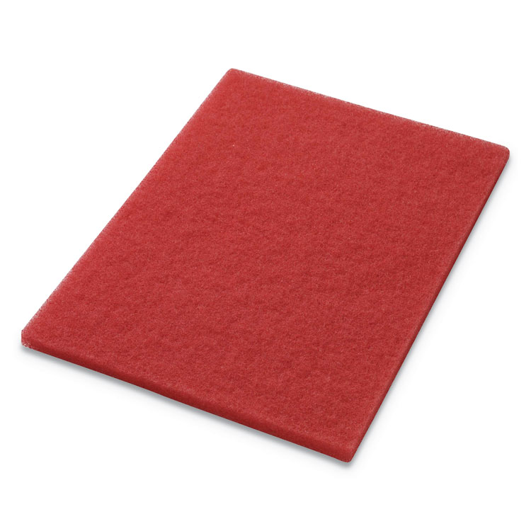 Americo Buffing Pads, 14 x 20, Red, 5/Carton (AMF40441420)