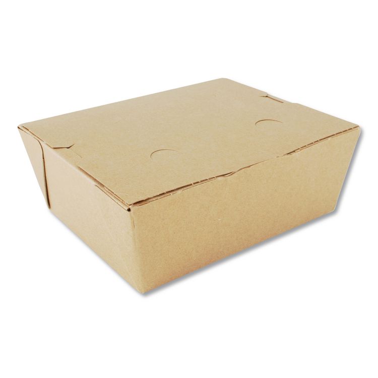 SCT ChampPak Carryout Boxes, #8, 6 x 4.75 x 2.5, Brown, Paper, 300/Carton (SCH0738)