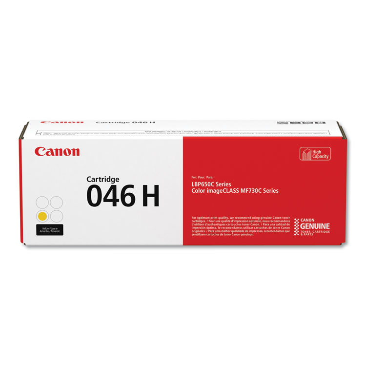 Canon 1251C001 (046) High-Yield Toner, 5,000 Page-Yield, Yellow (CNM1251C001)
