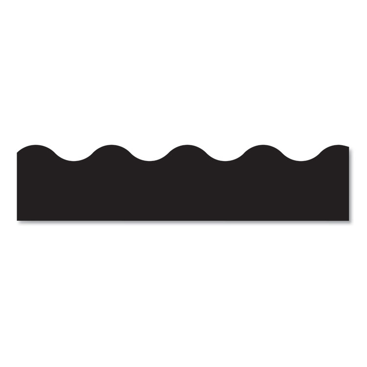 TREND Terrific Trimmers Solid Colors Board Trim, 2.25" x 39 ft, Black (TEPT9872)