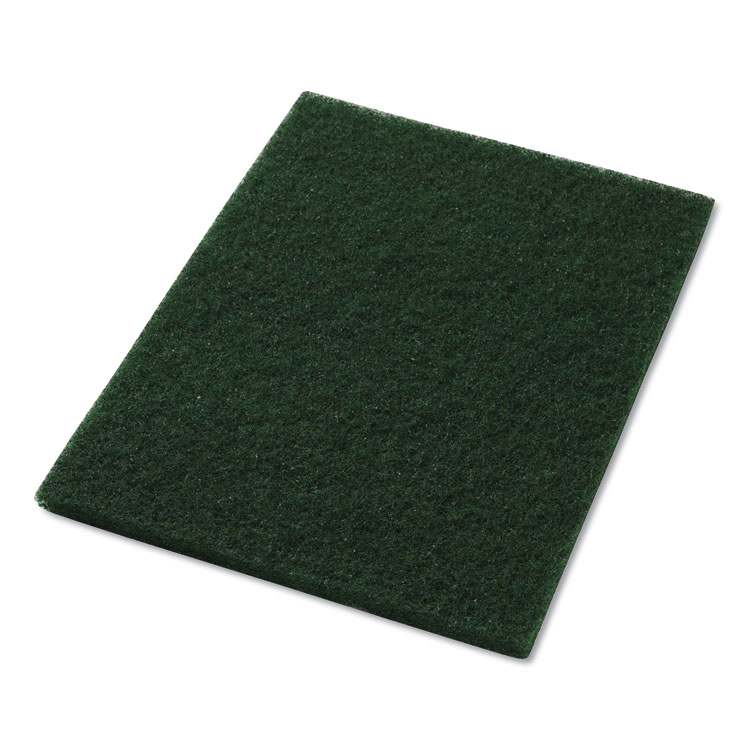 Americo Scrubbing Pads, 14 x 20, Green, 5/Carton (AMF40031420)