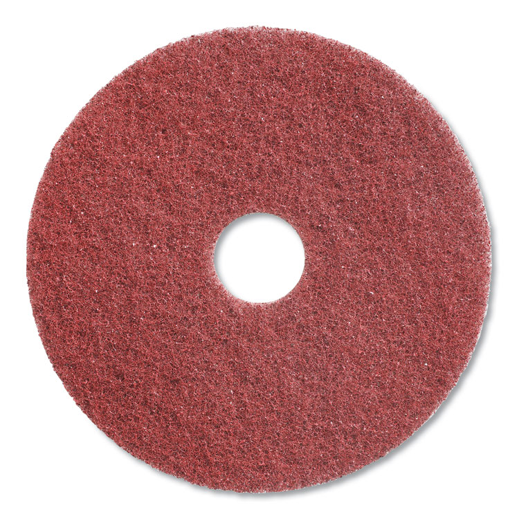 Diversey Twister Floor Pad, 17" Diameter, Red, 2/Carton (DVSDD5867738)