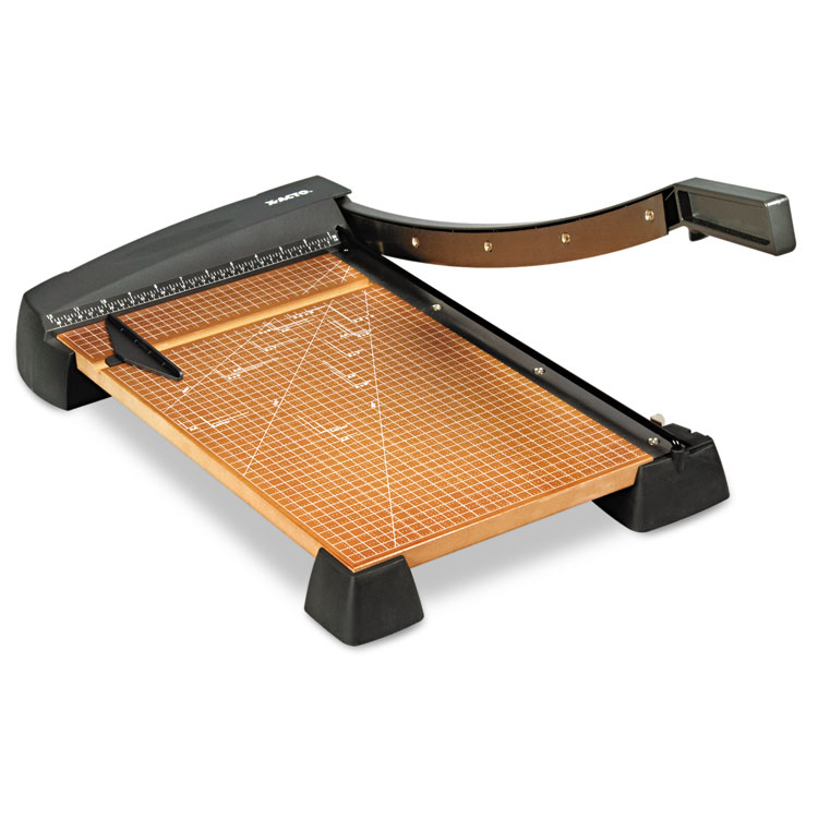 X-ACTO Heavy-Duty Wood Base Guillotine Trimmer, 15 Sheets, 18" Cut Length, 12 x 18 (EPI26358)