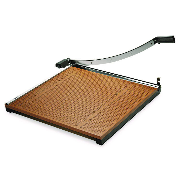 X-ACTO Square Commercial Grade Wood Base Guillotine Trimmer, 20 Sheets, 24" Cut Length, 24 x 24 (EPI26624)