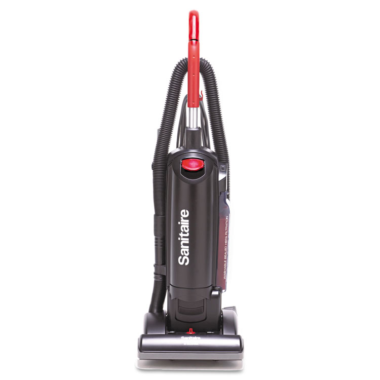 Sanitaire FORCE QuietClean Upright Vacuum SC5713D, 13" Cleaning Path, Black (EURSC5713D)