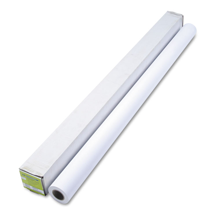 HP DesignJet Large Format Paper for Inkjet Prints, 60" x 100 ft, Coated White (HEWQ1416B)