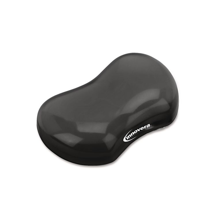 Innovera Softskin Gel Mouse Wrist Rest, 4.8 x 3, Black (IVR51452)
