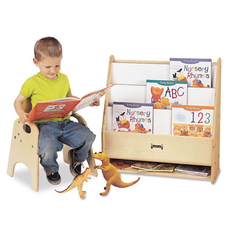 JONTI-CRAFT, INC. Toddler Pick-a-Book Stand, 24w x 9d x 25h, Birch (JNT0071JC)