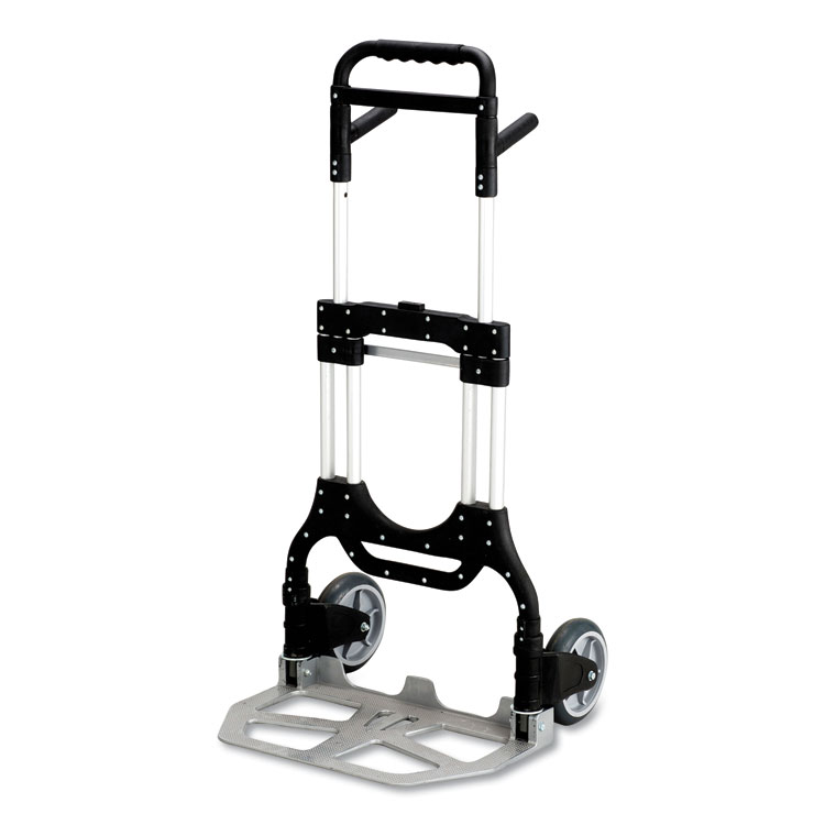 Safco Stow-Away Heavy-Duty Hand Truck, 500 lb Capacity, 23 x 24 x 50, Aluminum (SAF4055NC)
