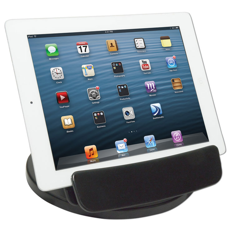 Kantek Rotating Desktop Tablet Stand, Black (KTKTS680)