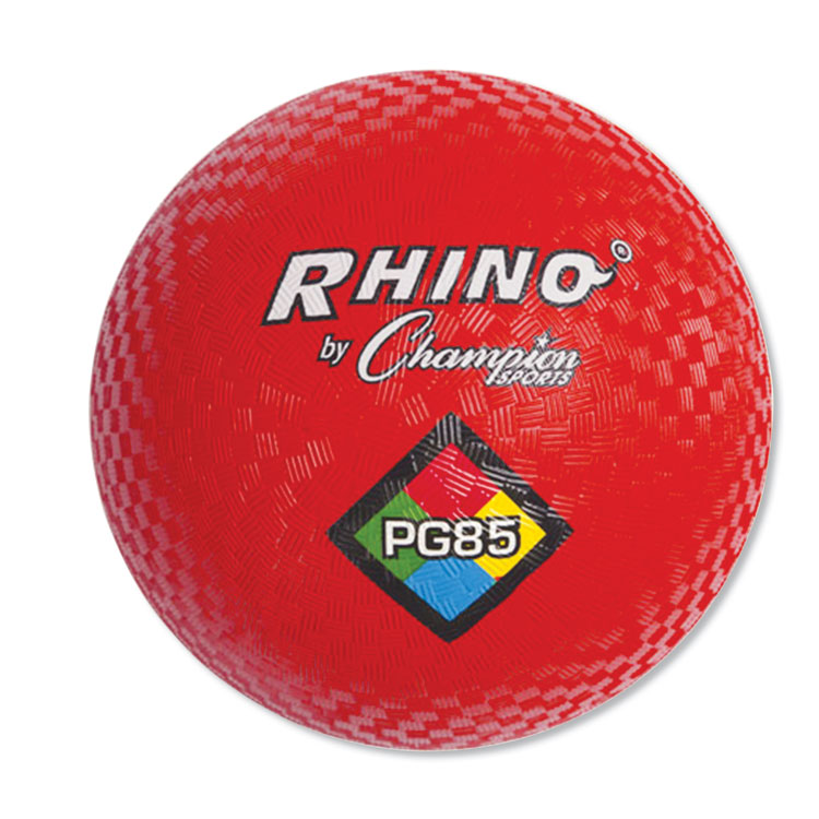 Champion Sports Playground Ball, 8.5" Diameter, Red (CSIPG85)