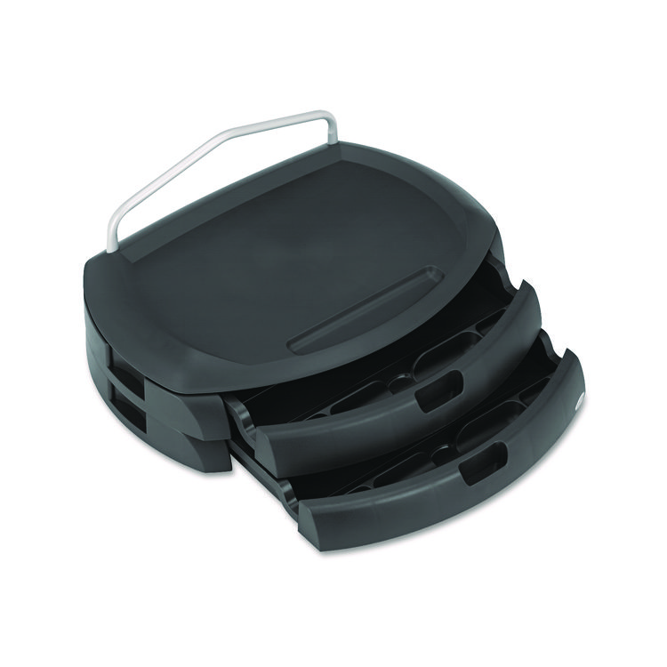 Kantek LCD Monitor Stand, 18" x 12.5" x 5", Black, Supports 35 lbs (KTKMS200B)