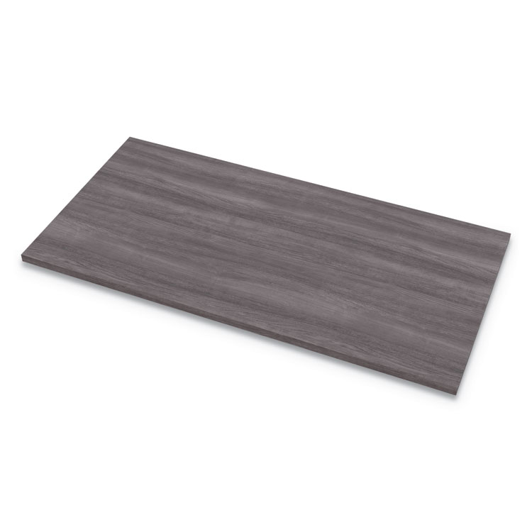 Fellowes Levado Laminate Table Top, 60" x 30", Gray Ash (FEL9650101)