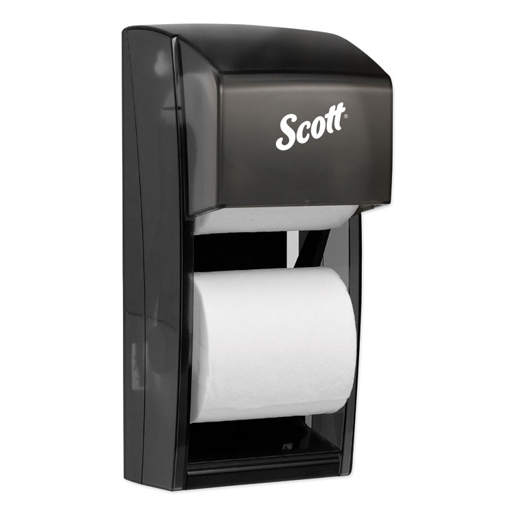 Scott Essential SRB Tissue Dispenser, 6 x 6.6 x 13.6, Transparent Smoke (KCC09021)
