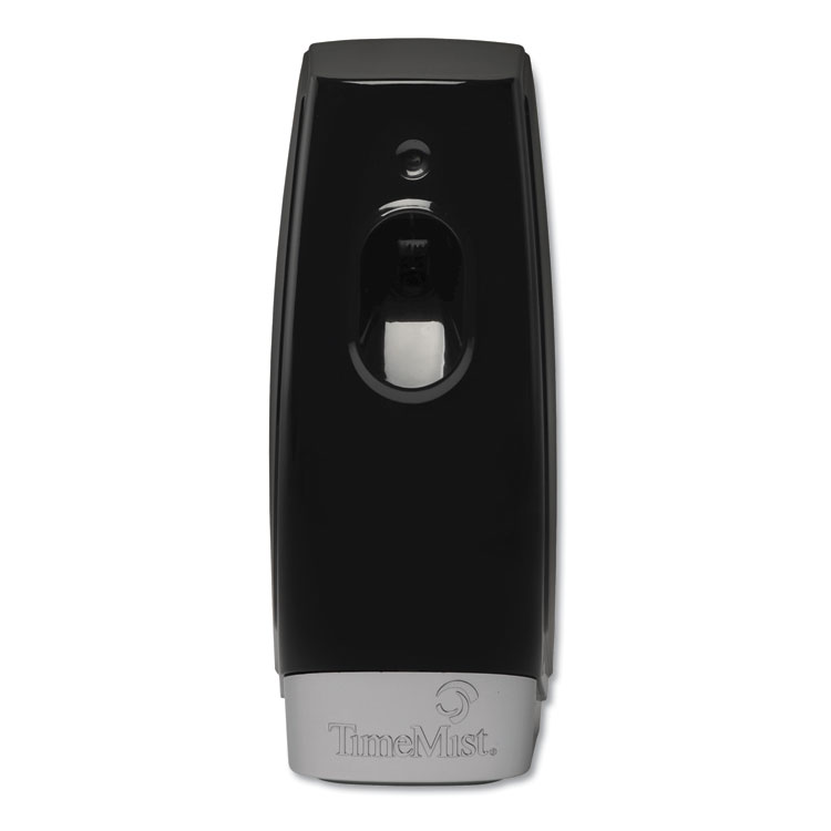 TimeMist Settings Metered Air Freshener Dispenser, 3.4" x 3.4" x 8.25", Black (TMS1047811EA)