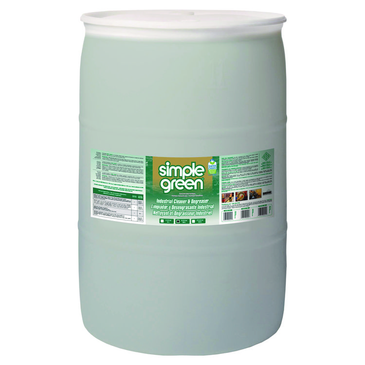 Simple Green Industrial Cleaner and Degreaser, Concentrated, 55 gal Drum (SMP13008)