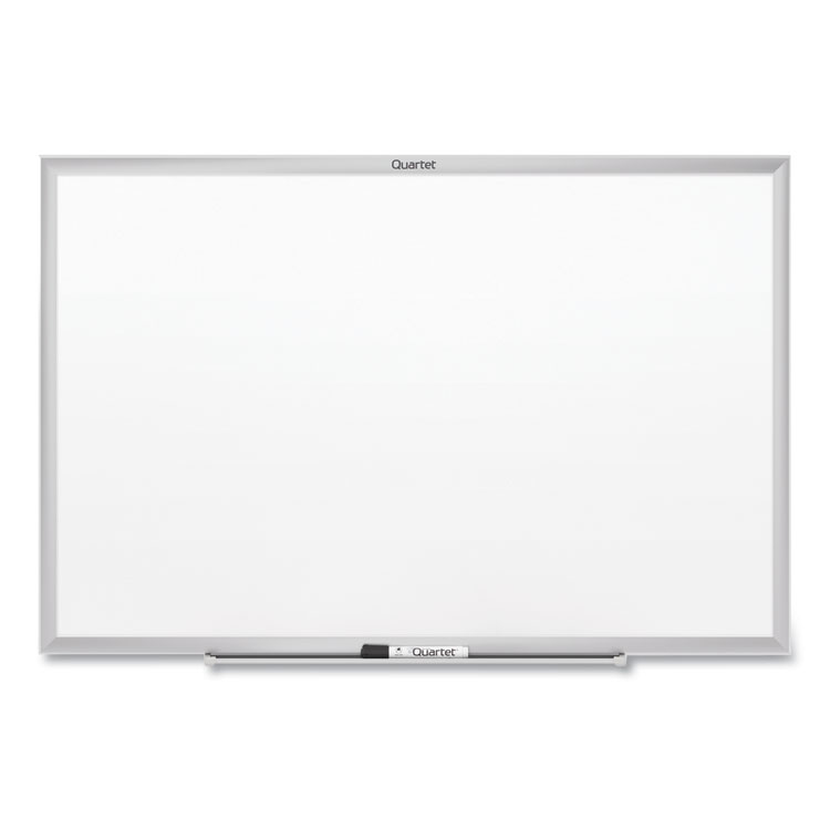 Quartet Classic Series Nano-Clean Dry Erase Board, 96" x 48", White Surface, Satin Aluminum Frame (QRTSM538)