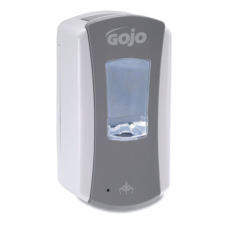 GOJO LTX-12 Touch-Free Dispenser, 1,200 mL, 5.25 x 3.33 x 10.5, Gray/White (GOJ198404)