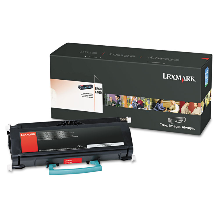 Lexmark E360H21A High-Yield Toner, 9,000 Page-Yield, Black (LEXE360H21A)