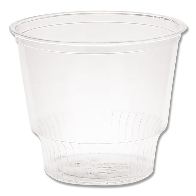Pactiv Evergreen EarthChoice Recycled Clear Plastic Sundae Dish, 12 oz, Clear, 50 Dishes/Bag, 20 Bag/Carton (PCTYPS12C)