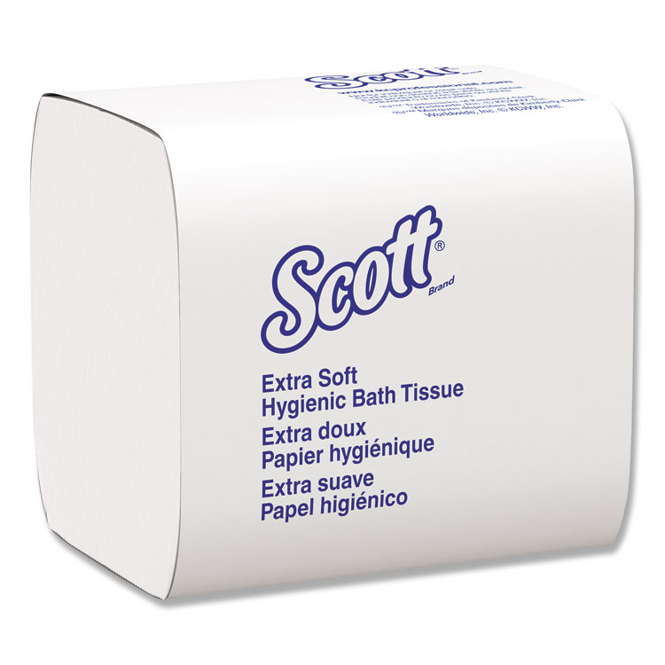 Scott Hygienic Bath Tissue, Septic Safe, 2-Ply, White, 250 Sheets/Pack, 36 Packs/Carton (KCC48280)