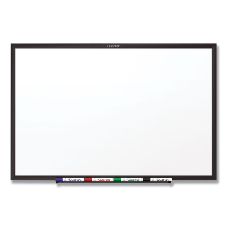 Quartet Classic Series Total Erase Dry Erase Boards, 96" x 48", White Surface, Black Aluminum Frame (QRTS538B)