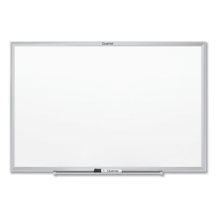 Quartet Classic Series Total Erase Dry Erase Boards, 72" x 48", White Surface, Anodized Aluminum Frame (QRTS537)