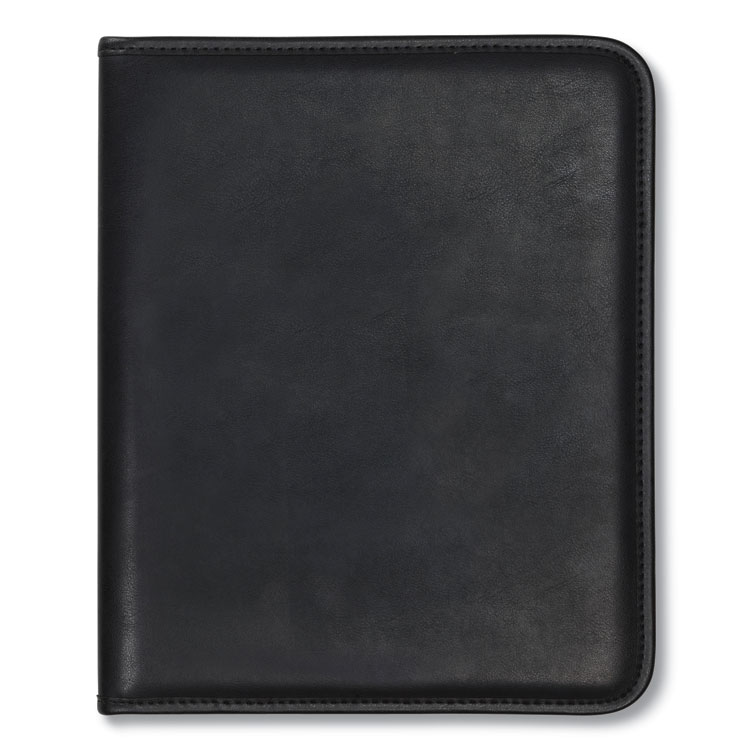 Samsill Professional Padfolio, Storage Pockets/Card Slots, Writing Pad, Black (SAM70810)