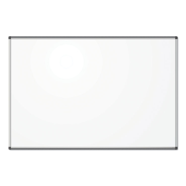 U Brands PINIT Magnetic Dry Erase Board, 72" x 48" (Actual Size: 70" x 47"), White Surface, Satin Aluminum Frame (UBR2808U0001)