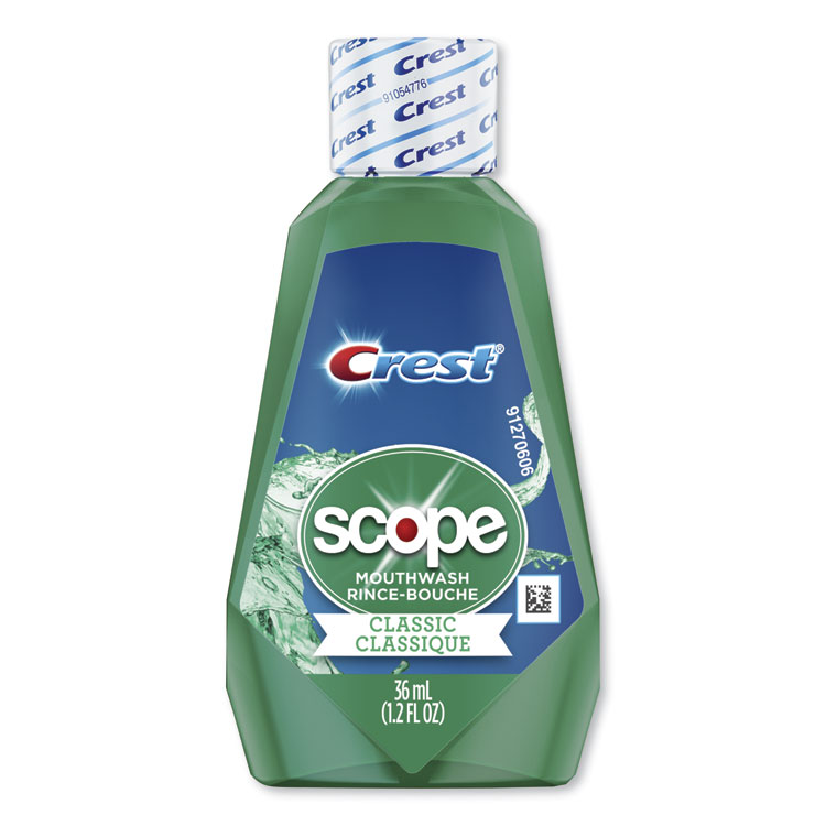 Classic + Scope Rinse, Classic Mint, 36 mL Bottle, 180/Carton (PGC97506)
