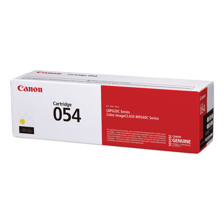 Canon 3021C001 (054) Toner, 1,200 Page-Yield, Yellow (CNM3021C001)