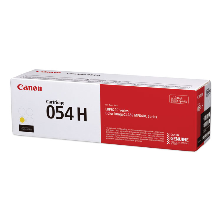 Canon 3025C001 (054H) High-Yield Toner, 2,300 Page-Yield, Yellow (CNM3025C001)