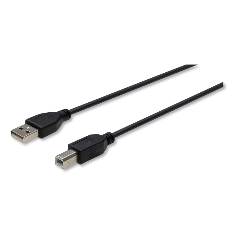 Innovera USB Cable, 10 ft, Black (IVR30005)